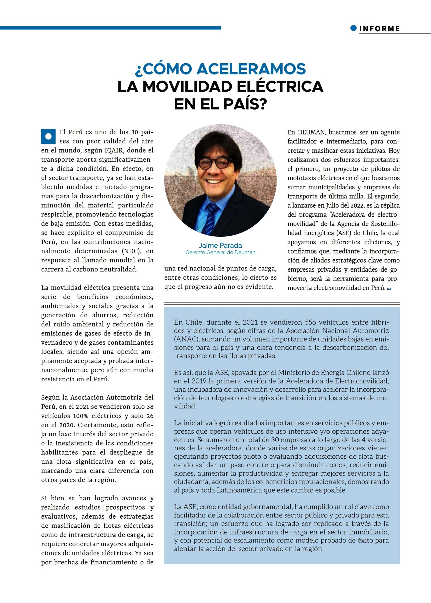 ¿Cómo aceleramos la movilidad eléctrica en el país?