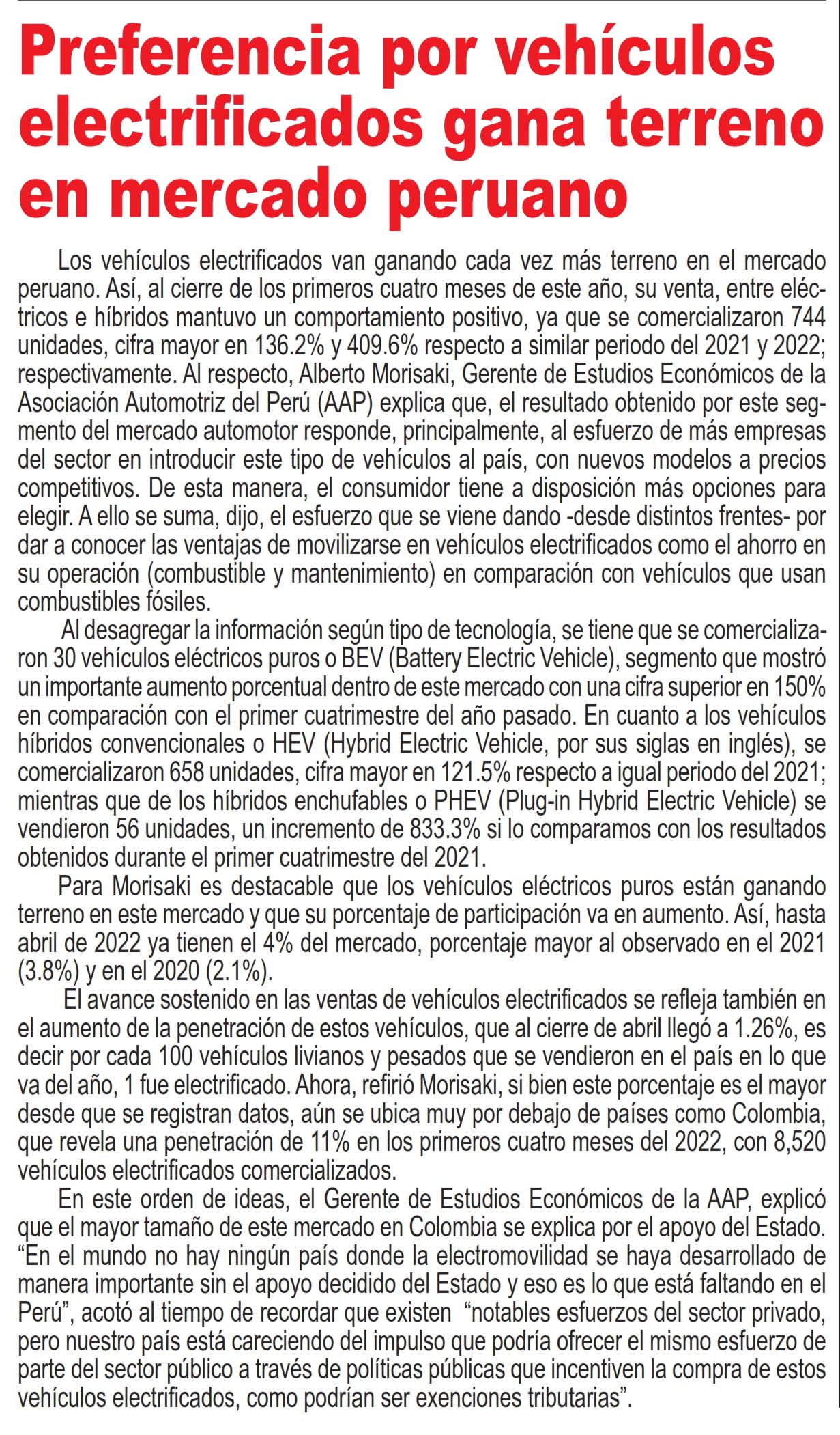 Preferencia por vehículos eléctricos ganan preferencia en el mercado