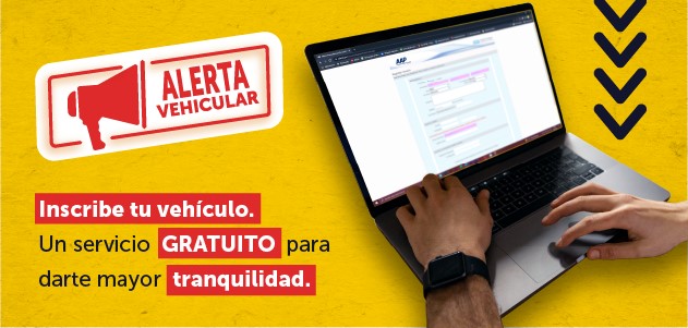 AAP LANZA SISTEMA “ALERTA VEHICULAR” PARA BRINDAR MAYOR SEGURIDAD A PROPIETARIOS
