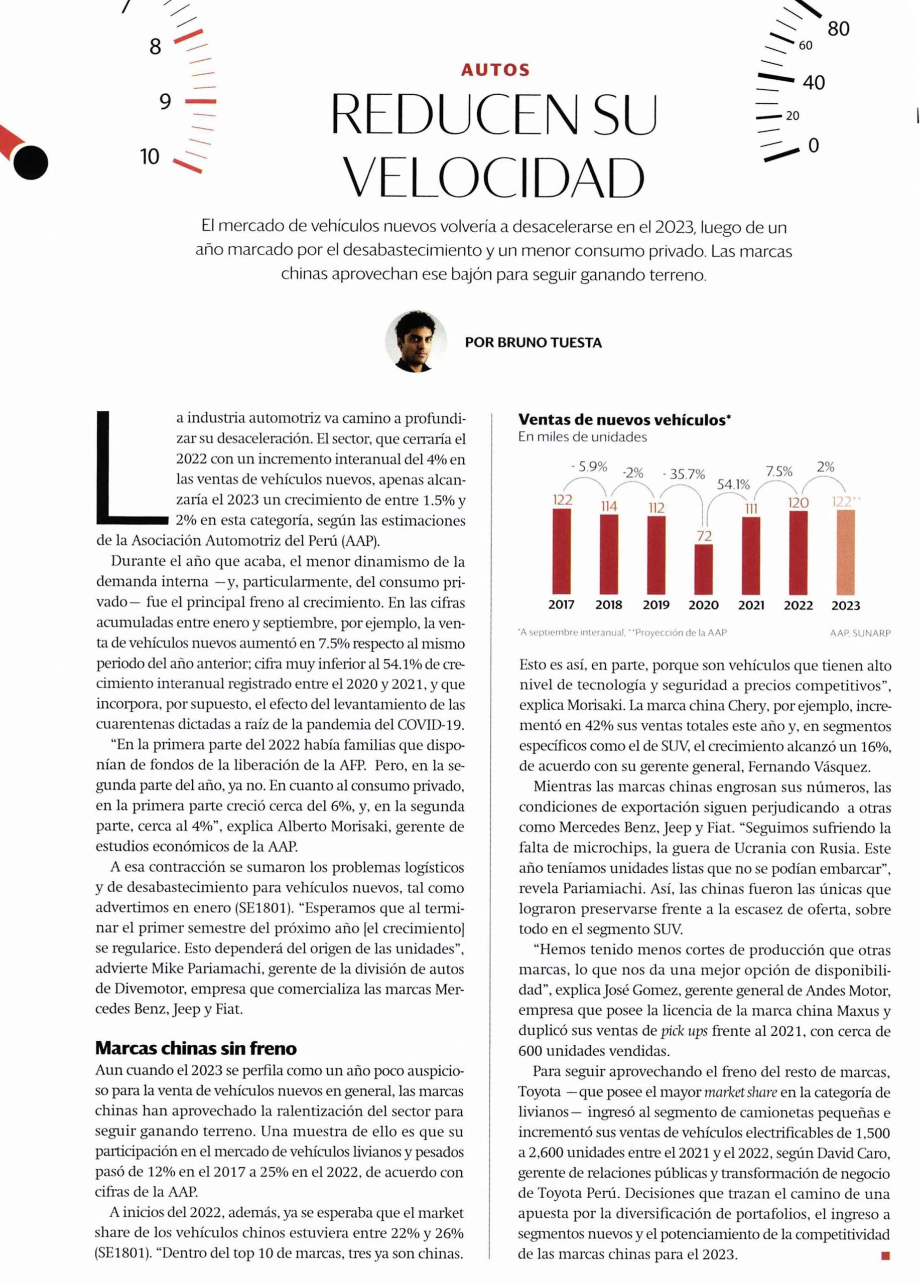 Reducen su velocidad