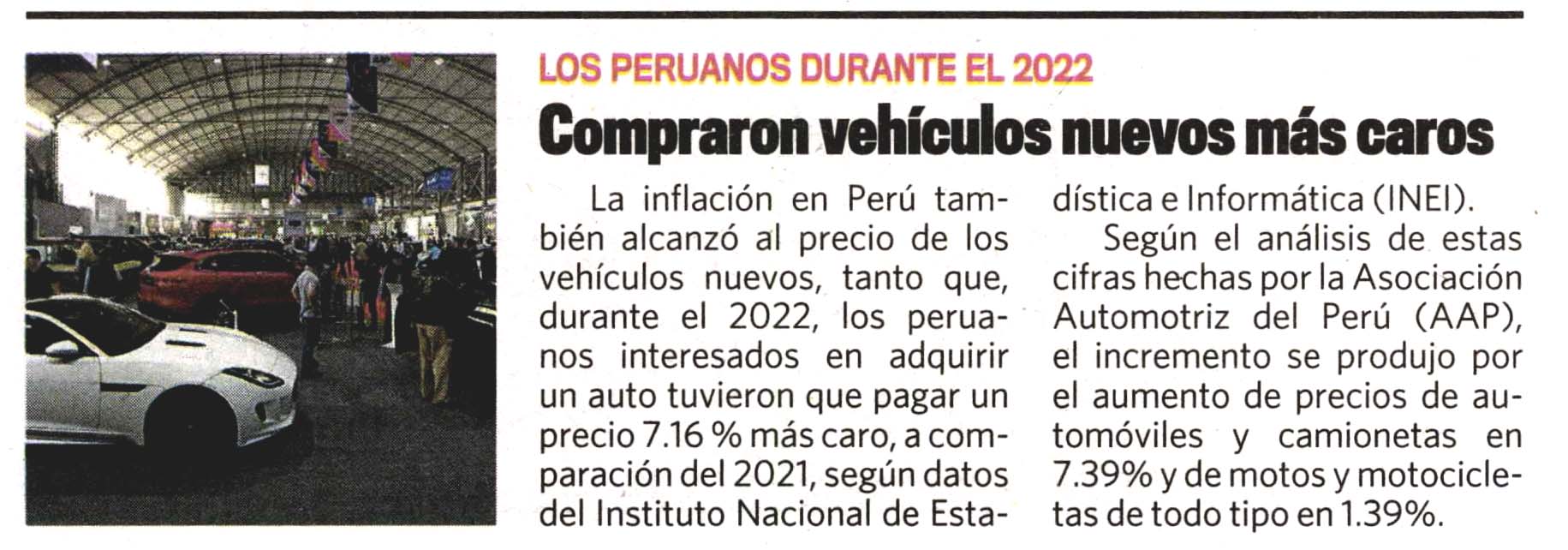 Compraron vehículos nuevos más caros