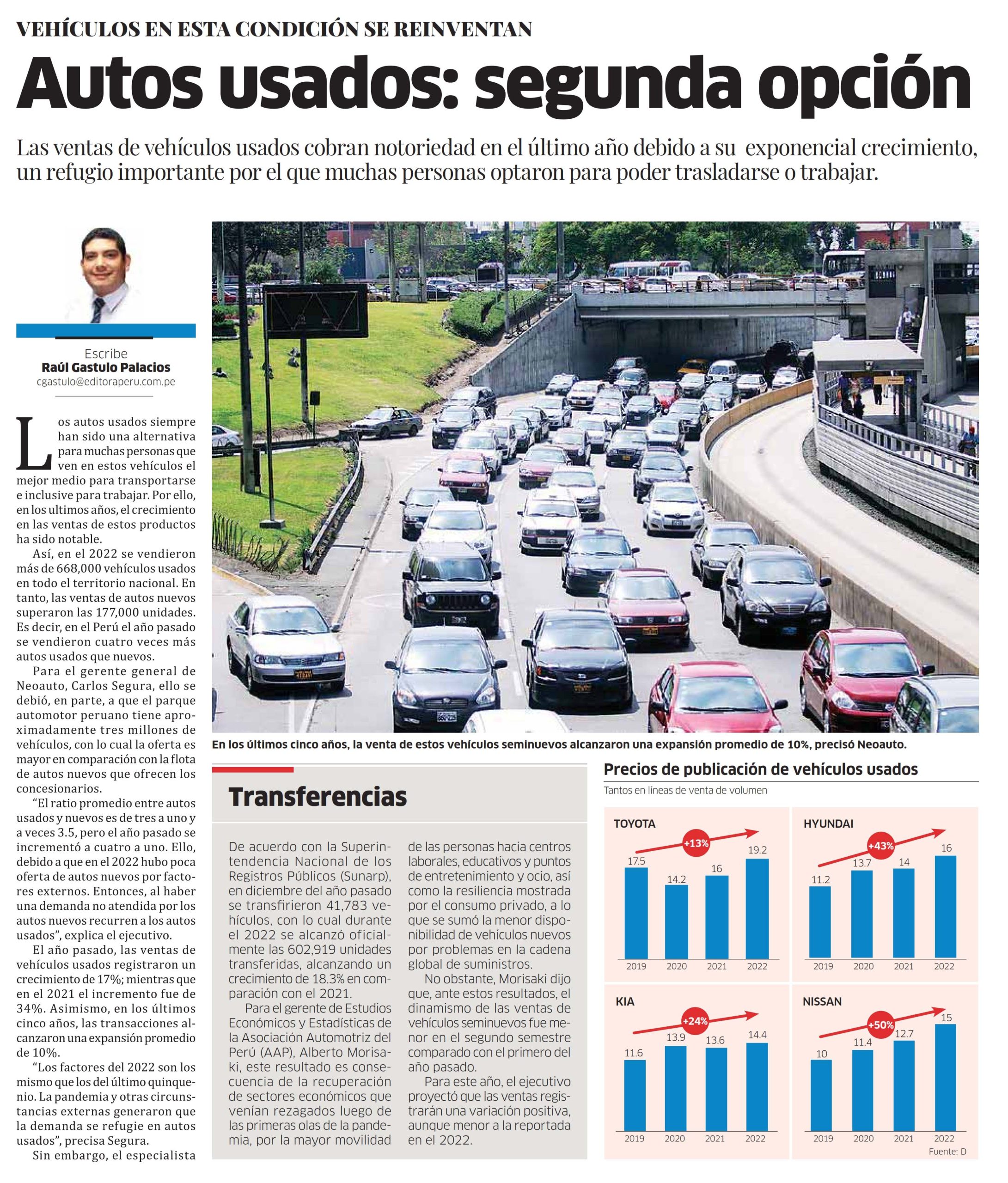 Autos usados: segunda opción