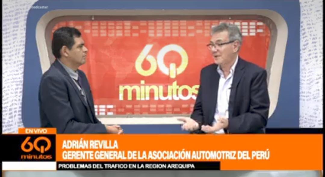 Entrevista en Quatro TV sobre los problemas en el tráfico vehicular de Arequipa