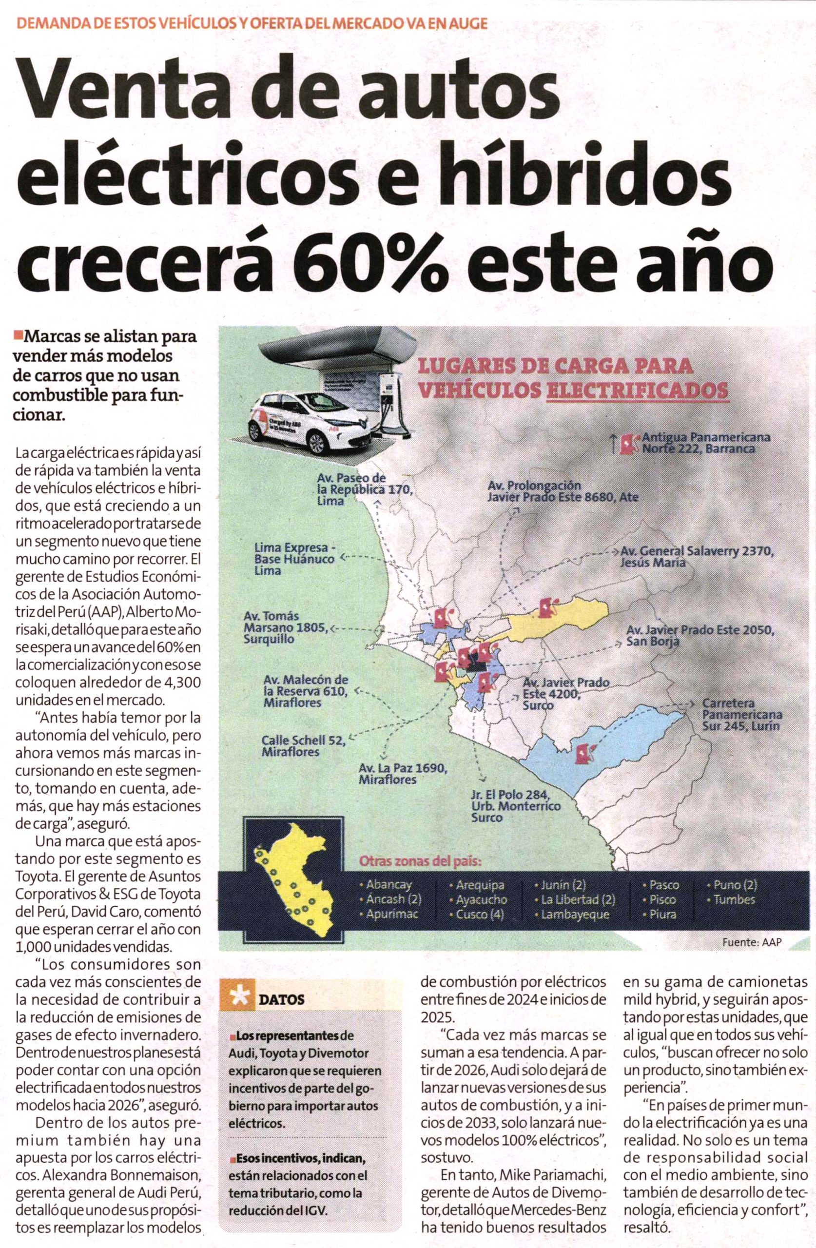Venta de autos eléctricos e híbridos crecerá 60% este año