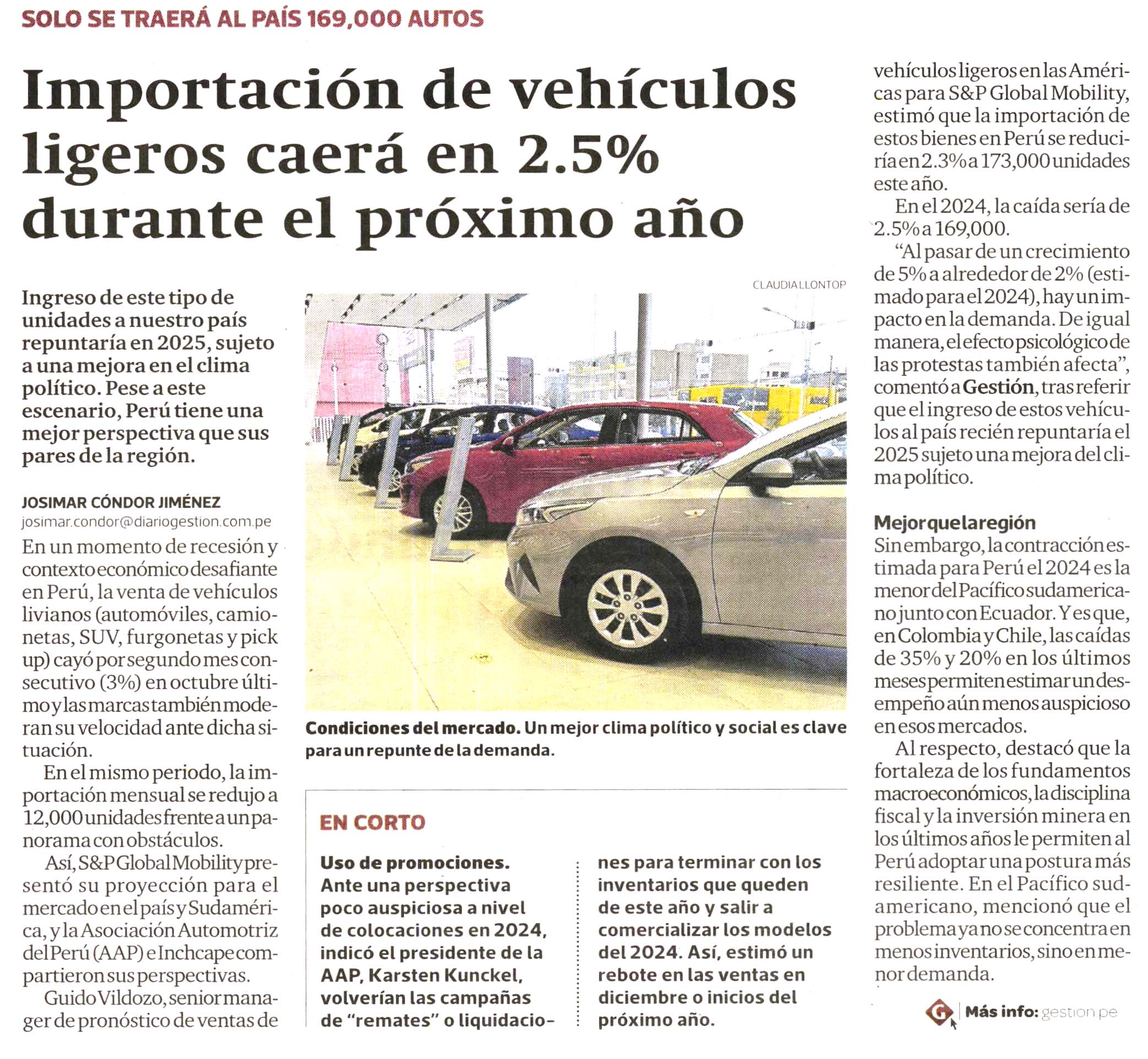 El mercado automotriz en Perú y Sudamérica al 2024: frenos y avances
