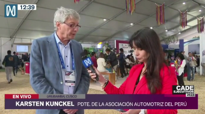 Karsten Kunckel brindó entrevista exclusiva a Canal N en la CADE 2023