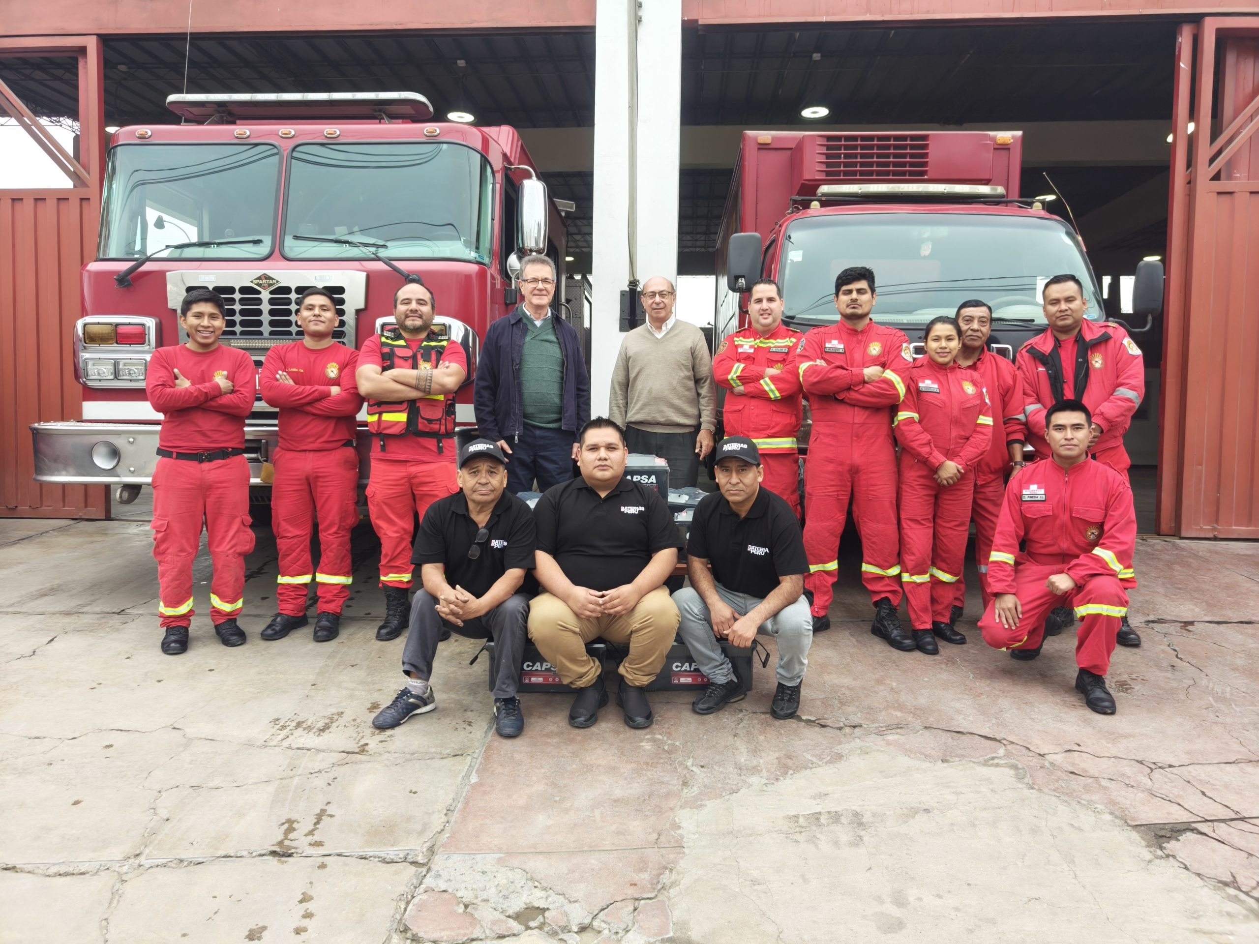 AAP DONÓ BATERÍAS PARA VEHÍCULOS DE EMERGENCIA A COMPAÑÍA DE BOMBEROS