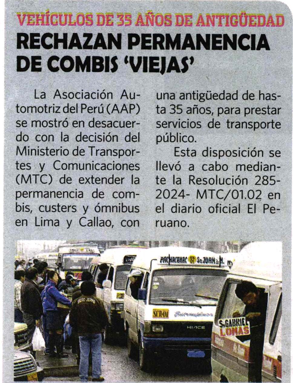 Rechazan permanencia de combis ‘viejas’