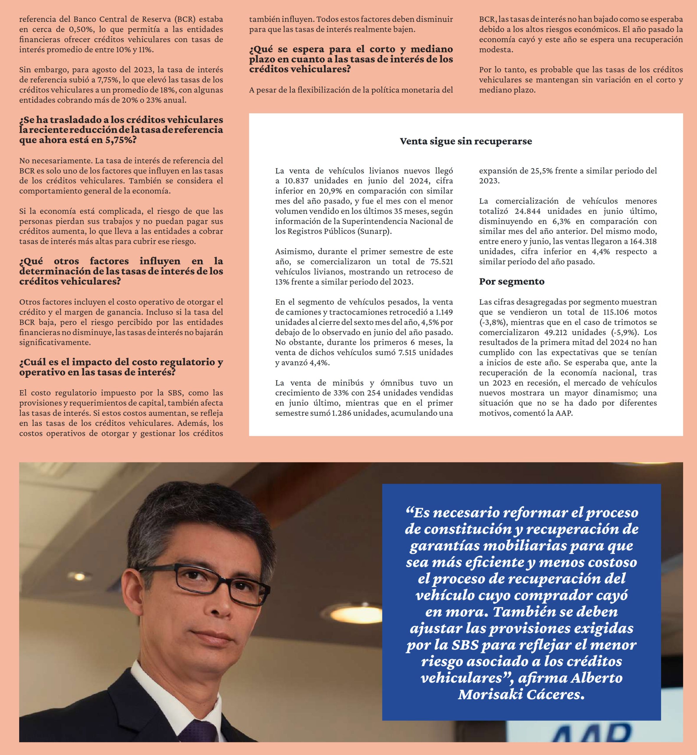 “Economía informal, problemas regulatorios y baja educación financiera dificultan acceso al crédito vehicular”